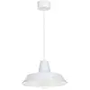 Image de Suspension loft Class blanche mat Ø36 E27 15W Luminex