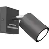 Image de Spot mur/plafond orientable GU10 8W gris chrome Striper