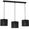 Image de Suspension barre noire grille Loft Shade 3xE27 Luminex