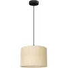 Image de Suspension en rotin crème/noir mat Ø25 1xE27 Luminex