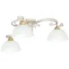 Image de Plafonnier crème Aurora 3 globes verre E27 Luminex