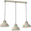 Image de Suspension crème Sven métal 3xE27 barre 75 cm Luminex