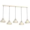 Image de Suspension Luminex Sven crème/noir 125cm 5 lumières E27