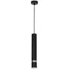 Image de Suspension spot tube noire chromée Reno GU10 Luminex