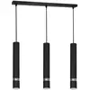 Image de Suspension Luminex Reno noire/chrome barre 60 cm 3xGU10