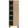Image de Vitrine Led Design Liam 70cm Naturel & Noir