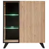 Image de Vaisselier Led Design Liam 90cm Naturel & Noir