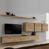 Image de Ensemble Meuble TV Switch Lamel VII 340cm Naturel