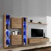 Image de Ensemble Meuble TV Switch Lamel XVI 330cm Naturel
