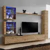 Image de Ensemble Meuble TV Switch Lamel XVIII 280cm Naturel