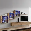 Image de Ensemble Meuble TV Switch Lamel XX 330cm Naturel