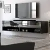 Image de Mes Meuble TV suspendu Lesli - Noir