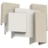 Image de Applique murale design géométrique beige et gris 5xG9 8W pour intérieur