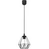 Image de Suspension noire cage métal Bergen Ø19cm E27 Luminex