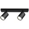 Image de Braytron BETA-W2 - Plafonnier 2 Spots Saillies Noir