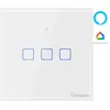 Image de Sonoff Interrupteur tactile connecté - 3 modules - Blanc