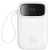 Image de Power Bank Baseus QPow 2 2xUSB-C 10000mAh 30W Blanc