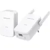 Image de Mercusys Kit CPL AV1000 avec Répéteur WiFi 1000 Mbps jusqu'à 300 mètres Blanc