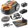 Image de Robot tondeuse autonome 24V sans fil périmétrique avec station de charge - Max 600m²