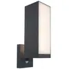 Image de Applique extérieure Cuba détecteur LED 13W anthracite Lutec