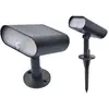 Image de Applique solaire extérieure LED 7W 500lm noire Lutec