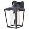 Image de Applique extérieure noire cylindre E27 40W Lutec WEST