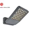 Image de Applique murale extérieure LED 13,7W 4000K gris foncé Atlantis, orientable IP54