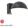 Image de Applique murale extérieure LED 7,8W LOOMA Lutec gris foncé boule opale orientable IP54