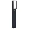 Image de Borne jardin QUBO détecteur LED 16W anthracite Lutec