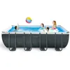 Image de Piscine rectangulaire en kit Baltik - Longueur 549 cm x Largeur 274 cm - Gris foncé