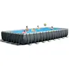 Image de Grande Piscine rectangulaire en kit Baltik - Longueur 975 cm x Largeur 488 cm - Gris foncé