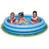 Image de Piscinette pataugeoire gonflable Cristal - Diam. 168 x H. 40 cm - Bleu