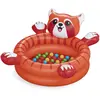 Image de Bestway piscine à balles gonflable panda - Rouge