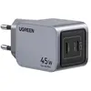 Image de Chargeur Ugreen Nexode Pro 45W 2x USB-C Gris