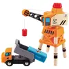 Image de Hape Grande Grue Orange 360°