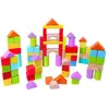 Image de Hape 100 cubes de construction en bois - Rouge
