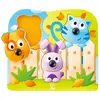 Image de Puzzle à gros boutons animaux en bois