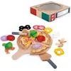 Image de Hape Kit pizza en bois - Multicolore