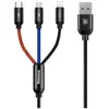 Image de Baseus Cable 3-en-1 Type-C/Lightning/Micro-USB