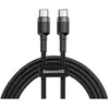 Image de Baseus Câble de Charge et Transfert USB-C-USB-C 60W 1m Noir