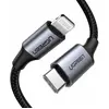 Image de Ugreen Câble USB-C vers Lightning renforcé en nylon - 1 m - Noir