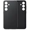 Image de Samsung Coque pour Galaxy S24 Série Premium Vegan Leather Compatible Charge Qi Noir