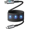 Image de Iniu Câble Léopard type USB-C vers USB-C 5 A Magnétique PD 100W 1.2m Noir