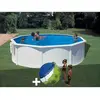 Image de GRE Kit piscine acier Bora Bora ronde 4,80 x 1,22 m Blanc