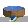 Image de Gre Kit Piscine Acier Sicilia Ronde 3,20 x 1,22 m