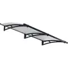 Image de Marquise transparente 91,5x205,5cm argent - 701125 - Aquila 2050 - PALRAM