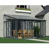 Image de Pergola fermée 15.6m² gris anthracite - 703991 - Sanremo - PALRAM