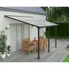 Image de Palram Pergola adossée - Gris anthracite