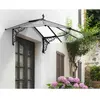 Image de Marquise transparente 125x174,5cm noir - 704742 - Iris 1780 - PALRAM