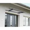 Image de Marquise transparente 94x205,5cm gris anthracite - 705125 - Nancy 2050 - PALRAM